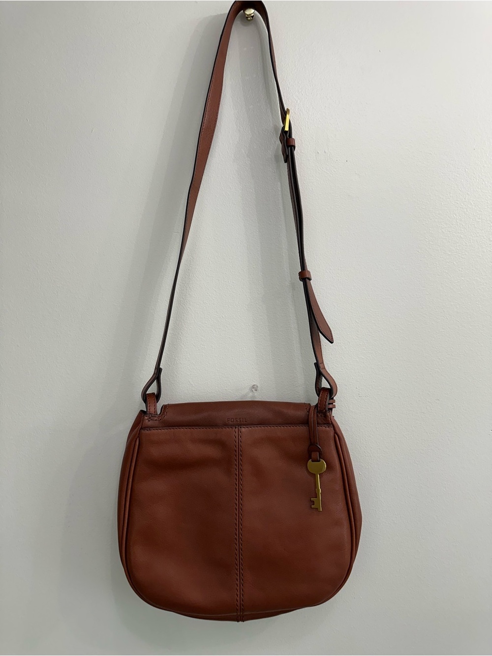 Fossil Gigi Flap Crossbody retro vintage crossbody leather bag - Picture 6 of 13